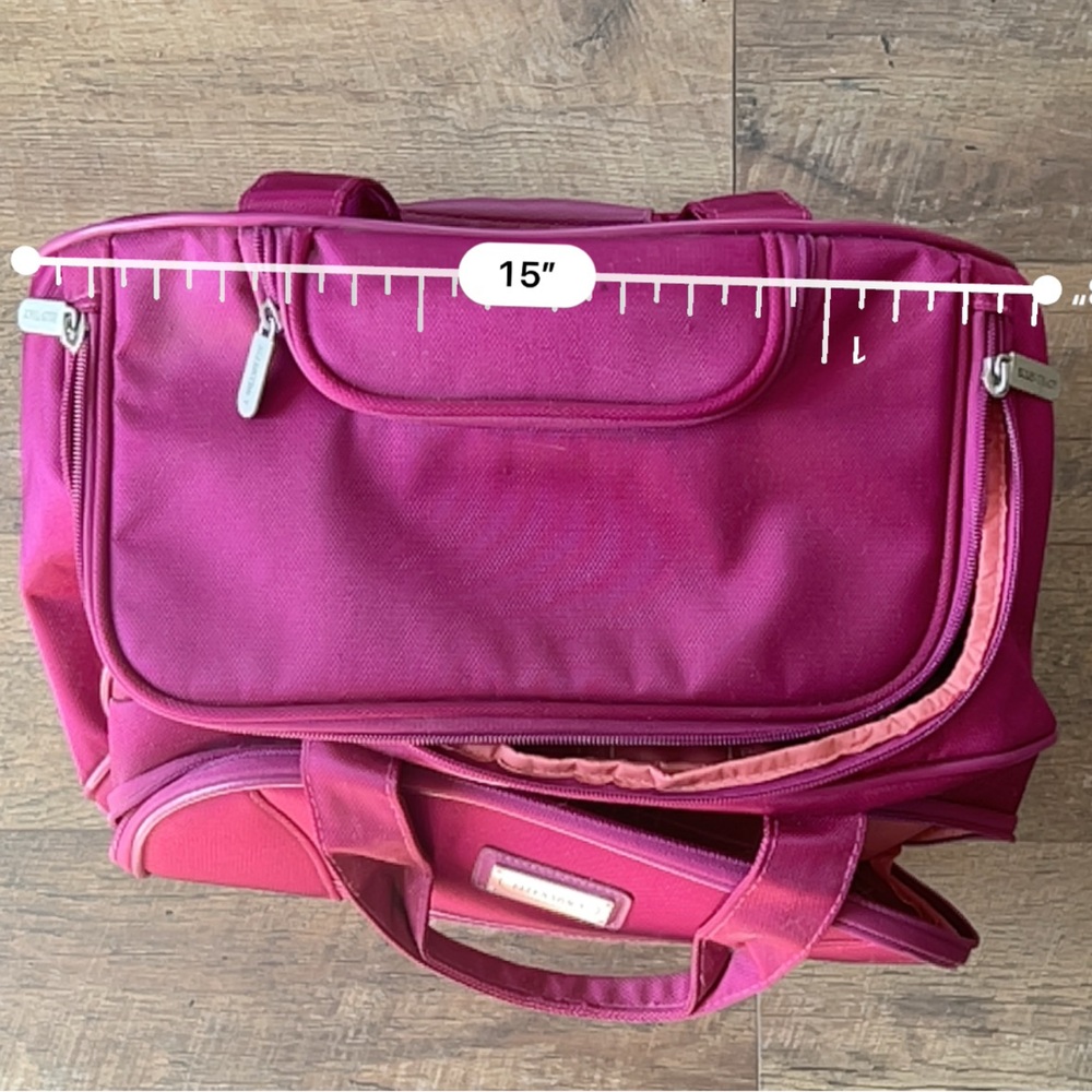 Ellen Tracy Magenta Travel Bag - Picture 8 of 11
